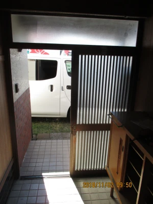 リフォーム前：昔ながらの引違い戸