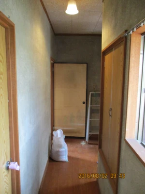 左官工事の様子２