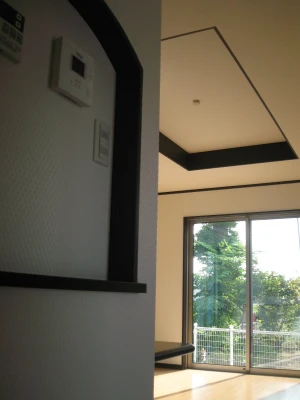 ニッチと折上げ天井