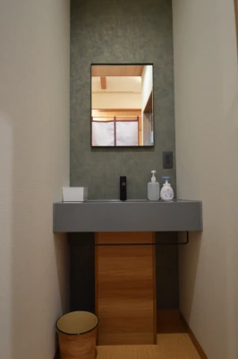 おしゃれなパウダールーム