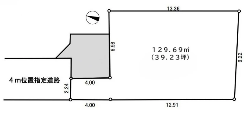 区割り図 小敷谷