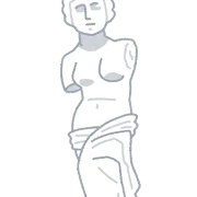 ミロのビーナス　彫像