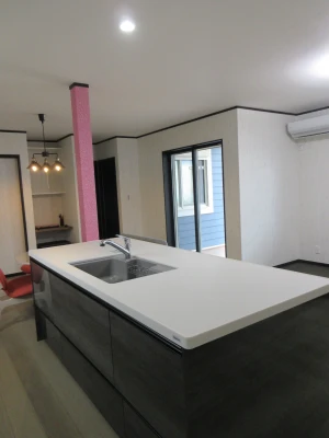 広々キッチンスペースでお料理も楽しそう