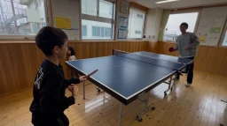 桶川市児童館　卓球