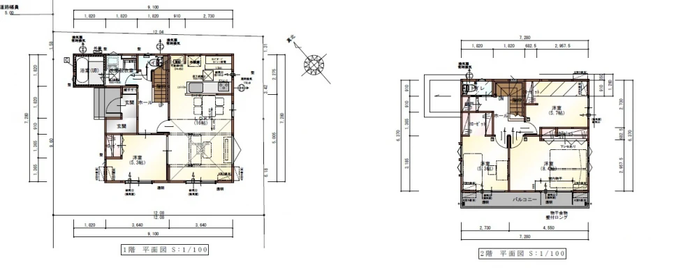 参考プラン　間取り