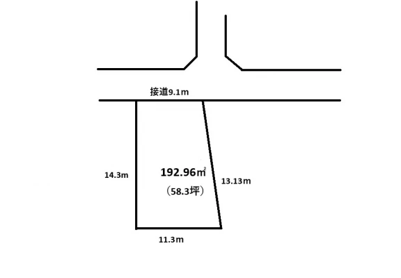 中分一丁目敷地　大文字