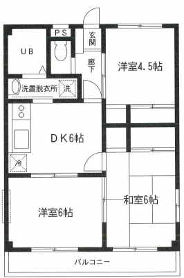 サントピア　間取図（平面図） 