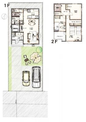 グランヴェルデ A～D区画参考間取り