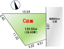 区画図　カラー