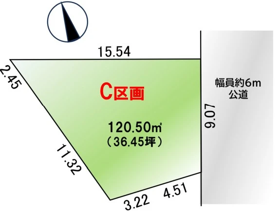 区画図　カラー