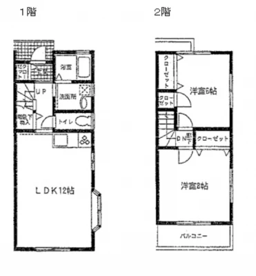 シャンプレーヌⅡ106 間取図