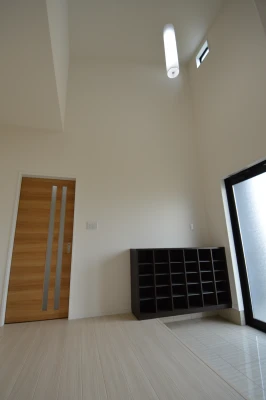 社員の方々がおける多足用の下駄箱