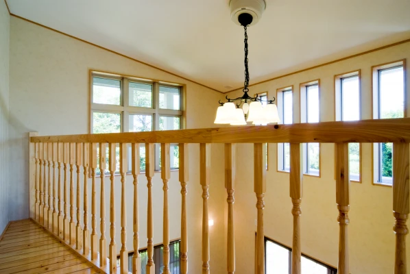 オール檜仕様のキャットウォーク