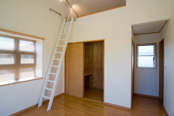 WIクローゼット上にロフトがある洋室２