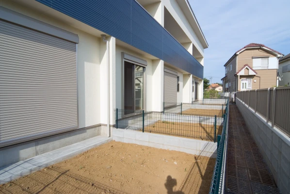 ガーデニングのできる専用庭